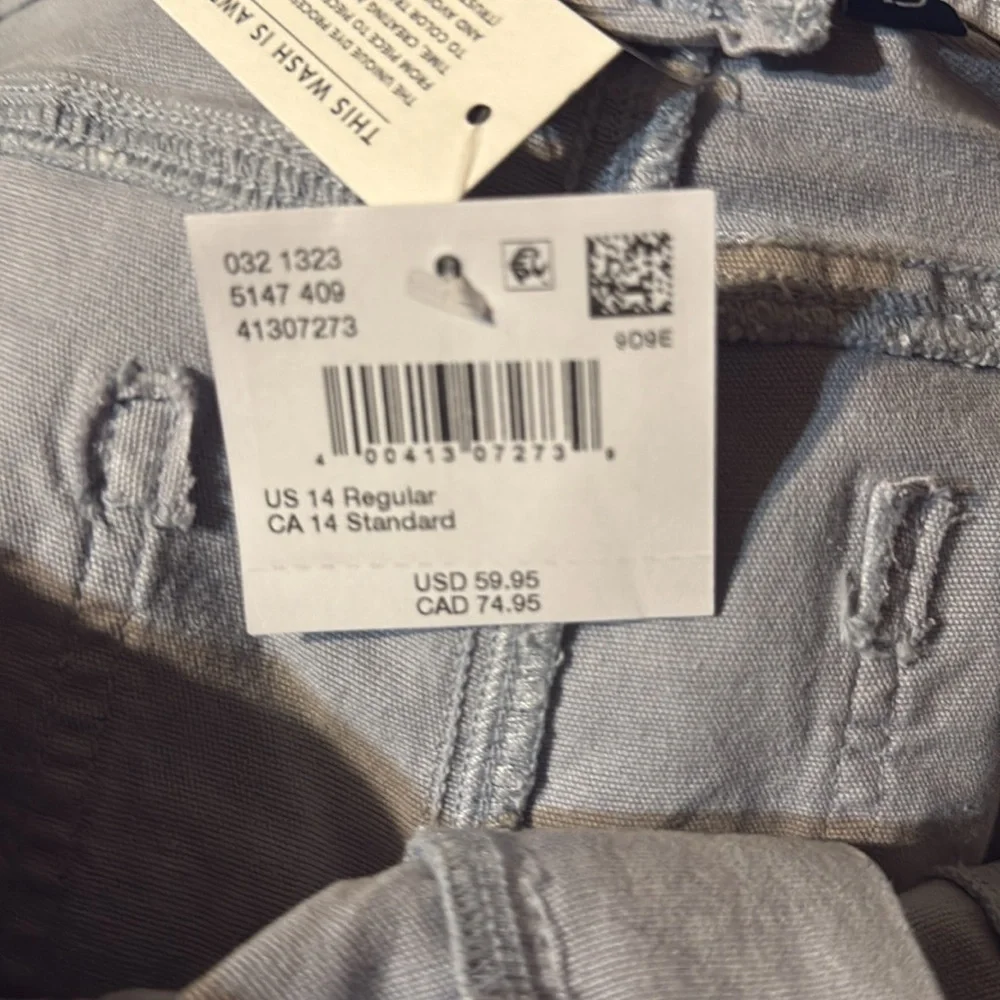 American Eagle Outfitters Gray Wide Leg Pants classic boot cut size 14 - Picture 5 of 7